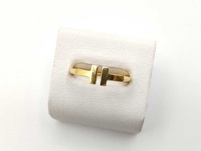 ティファニー買取 Tワイヤーリング 750